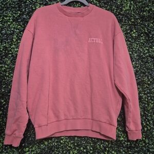 ASOS Men's Coral Crewneck Sweater